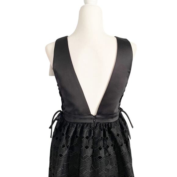Sandro Paris Luminary Mini Dress 2 Black NWT - Picture 5 of 12